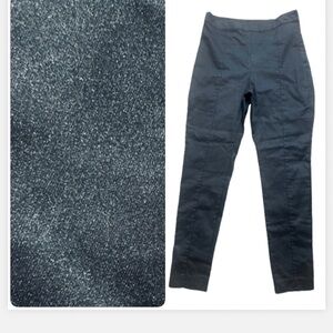 H&M Girls Sparkling Black High waisted Stretch Straight Pants